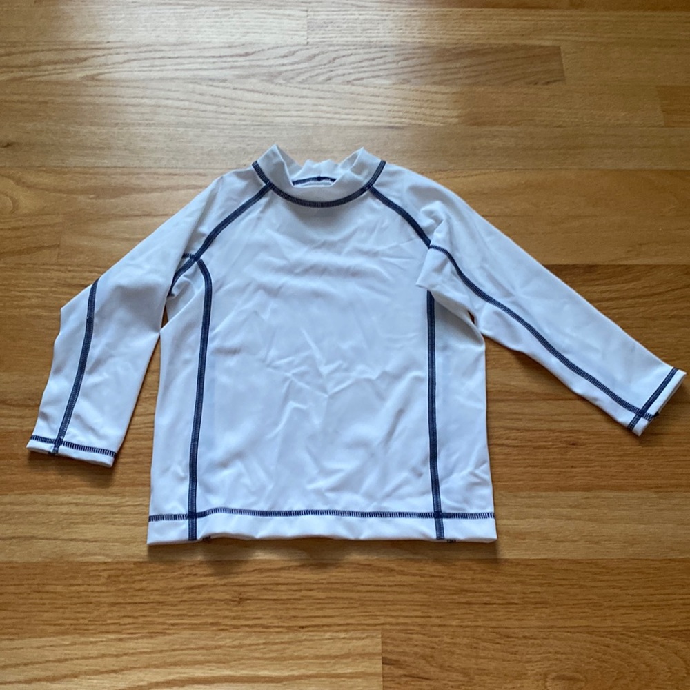 Toddler Lands End long sleeve rash guard
